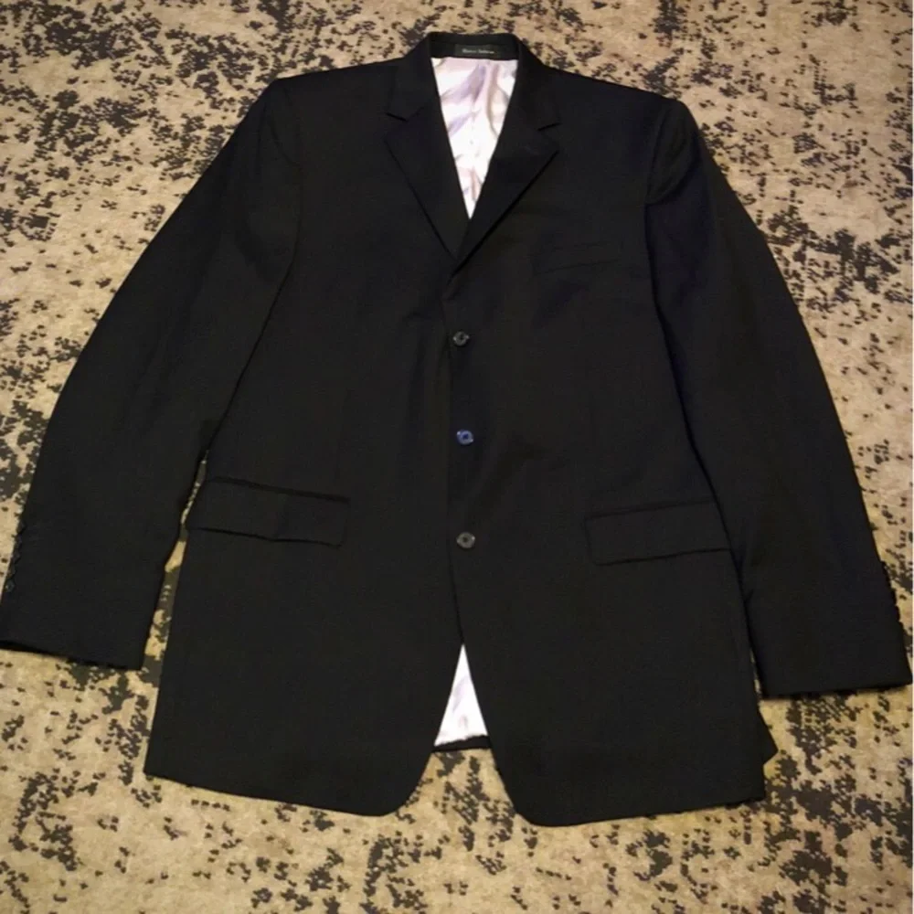 Wool 3 Button Blazer